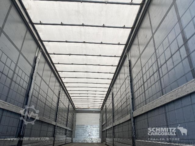 Open semitrailer with tarp Schmitz Cargobull Semitrailer Curtainsider Coil
