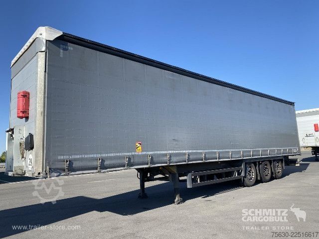 Open semitrailer with tarp Schmitz Cargobull Semitrailer Curtainsider Coil