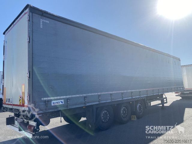 Open semitrailer with tarp Schmitz Cargobull Semitrailer Curtainsider Coil