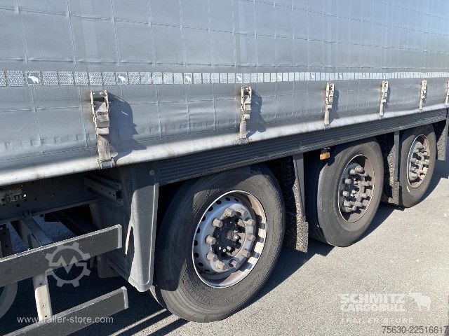 Open semitrailer with tarp Schmitz Cargobull Semitrailer Curtainsider Coil