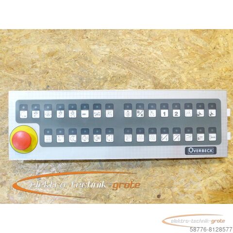Komponente Overbeck / Marposs 6830219002 Operator Panel