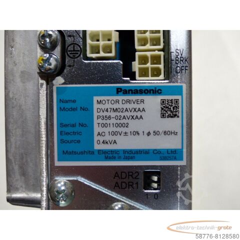 Component Panasonic DV47M02AVXAA P356-02AVXAA Motor Driver