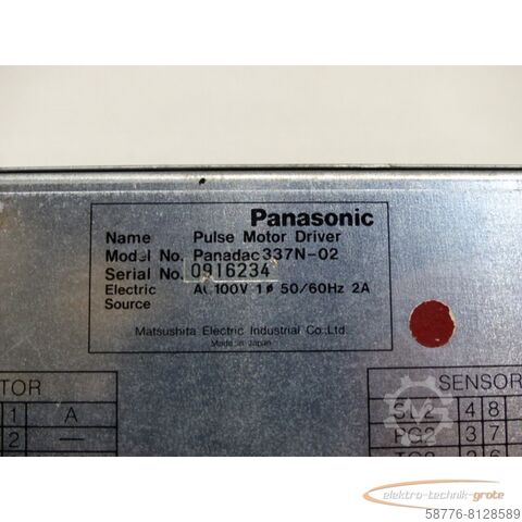 Component Panasonic Panadac 337N-02 Pulse Motor Driver