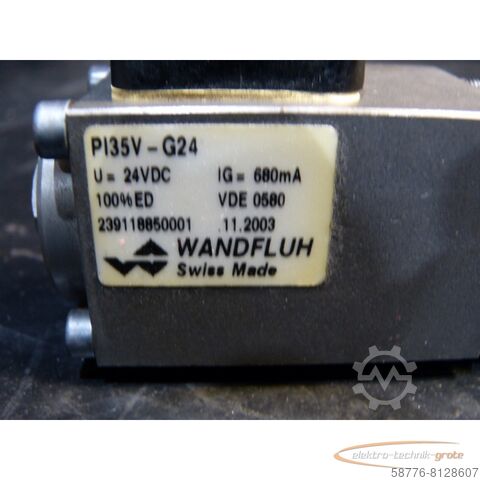 Parker component Parker PRPM2PP10JV mit Wandfluh MVPPM22-100-D1#1 24V DC Proportionalventil