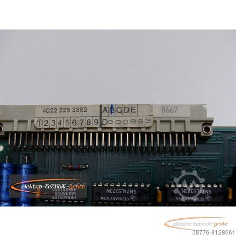 Philips component Philips 4022 226 3382 CENTR PROC MOD Karte