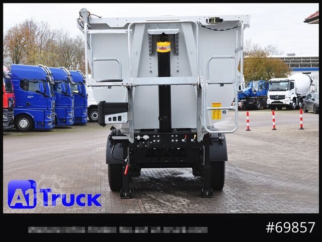 Tipper semitrailer BENALU Mega  25m³ Lift Stahl  SAF 4X4 Allrad 1350mm