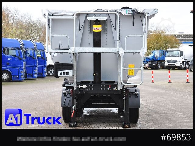 Tipper semitrailer BENALU Mega  25m³ Lift Stahl  SAF 4X4 Allrad 1350mm