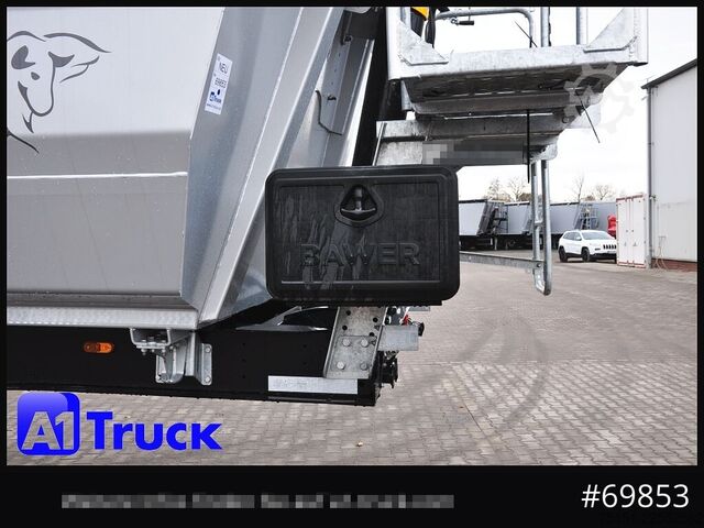 Tipper semitrailer BENALU Mega  25m³ Lift Stahl  SAF 4X4 Allrad 1350mm