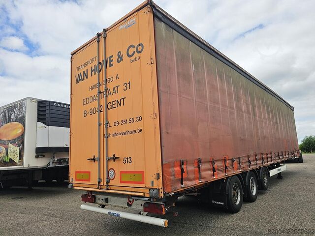 2003 KRONE SD27 MEGA / BPW Scheibenbremse / Liftachse / Reserverad / TÜV Belgien. KRONE SD27 MEGA/ BPW DISC / LIFT AXLE / SPARE TIRE/TU...
