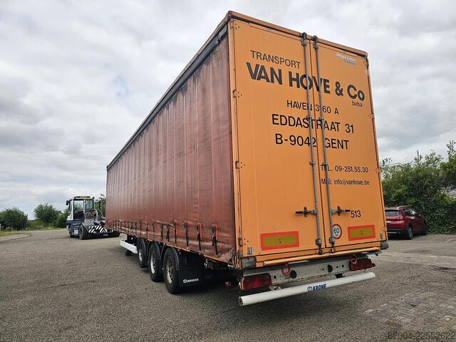 2003 KRONE SD27 MEGA / BPW Scheibenbremse / Liftachse / Reserverad / TÜV Belgien. KRONE SD27 MEGA/ BPW DISC / LIFT AXLE / SPARE TIRE/TU...