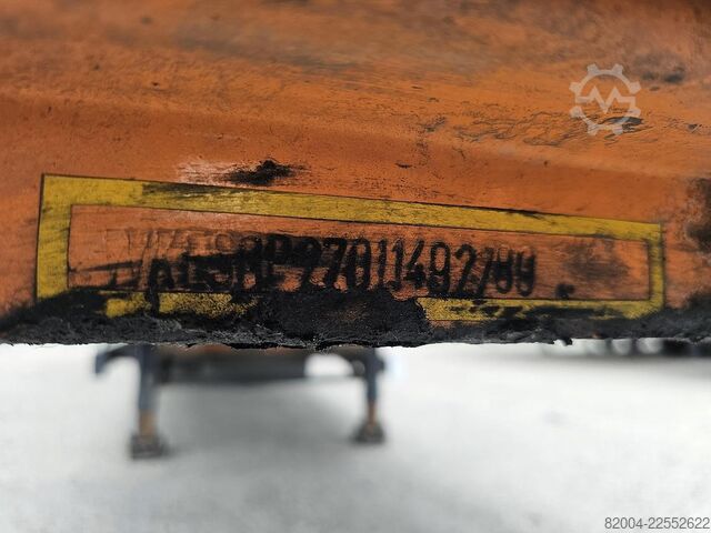 2003 KRONE SD27 MEGA / BPW Scheibenbremse / Liftachse / Reserverad / TÜV Belgien. KRONE SD27 MEGA/ BPW DISC / LIFT AXLE / SPARE TIRE/TU...