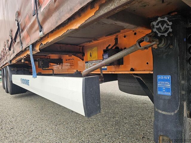 2003 KRONE SD27 MEGA / BPW Scheibenbremse / Liftachse / Reserverad / TÜV Belgien. KRONE SD27 MEGA/ BPW DISC / LIFT AXLE / SPARE TIRE/TU...