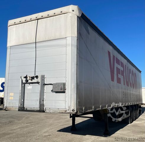 Open semitrailer with tarp Schmitz Cargobull SCS 24/L-13.62  Curtainsider Edscha