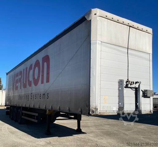 Open semitrailer with tarp Schmitz Cargobull SCS 24/L-13.62  Curtainsider Edscha
