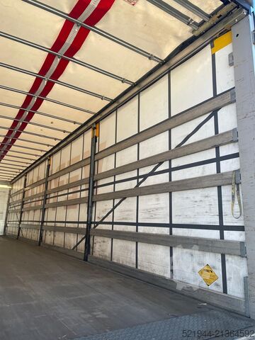 Open semitrailer with tarp Schmitz Cargobull SCS 24/L-13.62  Curtainsider Edscha
