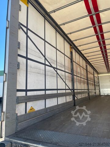 Open semitrailer with tarp Schmitz Cargobull SCS 24/L-13.62  Curtainsider Edscha