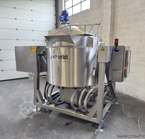 Vertikaler Koch-Rührkessel Terlet Verticale kook-roerketel met schraapwerk