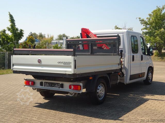 Pritschenwagen FIAT Ducato Maxi Doka Pritsche Fassi Ladekran