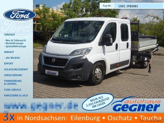 Pritschenwagen FIAT Ducato Maxi Doka Pritsche Fassi Ladekran