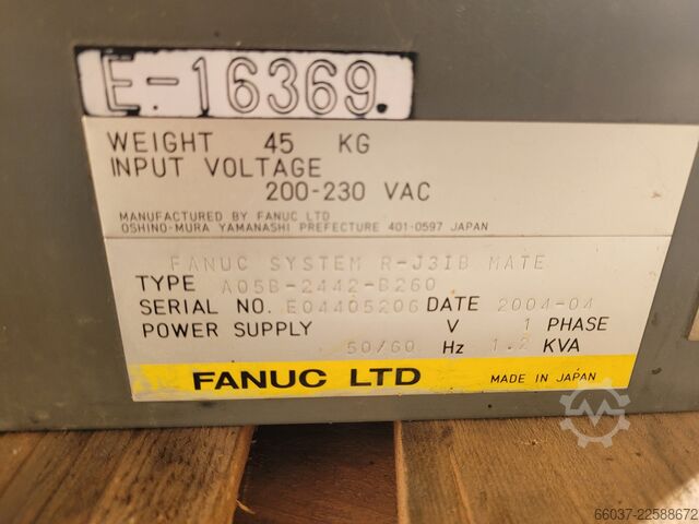3 industrial robots Fanuc Ltd LR Mate 200iB 3L