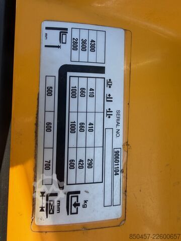 Palettenstapler Jungheinrich EJC 110 4.3m/ 691h/ 2020y