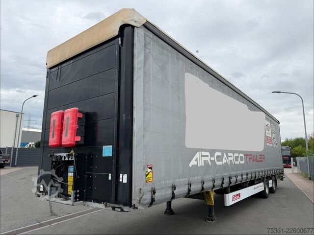 Semitrailer  Göbel Rollerbett Mega AIRCARGO Hyrdraul. Hubdach