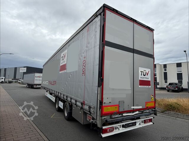 Semitrailer  Göbel Rollerbett Mega AIRCARGO Hyrdraul. Hubdach