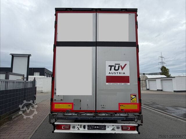 Semitrailer  Göbel Rollerbett Mega AIRCARGO Hyrdraul. Hubdach