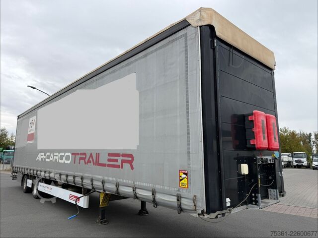 Semitrailer  Göbel Rollerbett Mega AIRCARGO Hyrdraul. Hubdach
