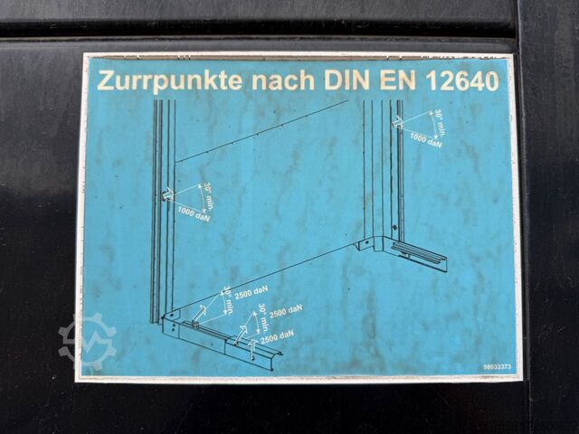 Semitrailer  Göbel Rollerbett Mega AIRCARGO Hyrdraul. Hubdach
