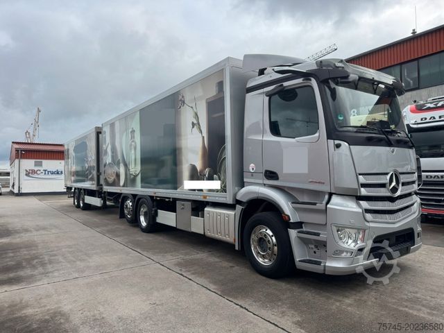 LKW mit Kofferaufbau MERCEDES-BENZ ACTROS 2545*KOFFER*LIFT*ALCOA*DURCHLADESYSTEM*
