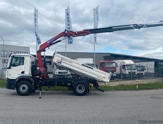 Tipper truck MAN TGM 18.320 /4x2/BL/Meiller/Kipper/Kran/Funk/ Neu