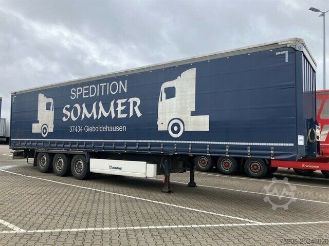Open semitrailer with tarp Krone Profi Liner SDP 27 eLB4-CS