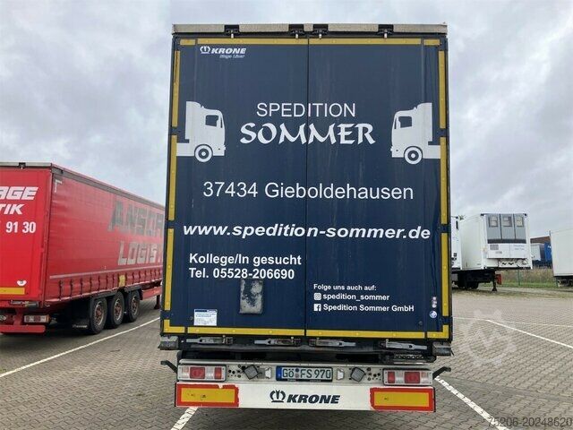 Open semitrailer with tarp Krone Profi Liner SDP 27 eLB4-CS
