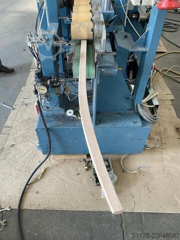 2-band vertical side sander for straight or shaped parts Omef 