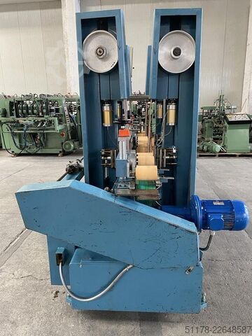 2-band vertical side sander for straight or shaped parts Omef 