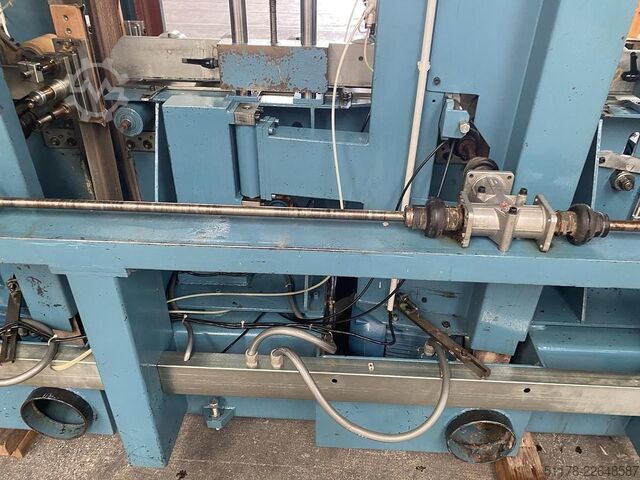 2-band vertical side sander for straight or shaped parts Omef 