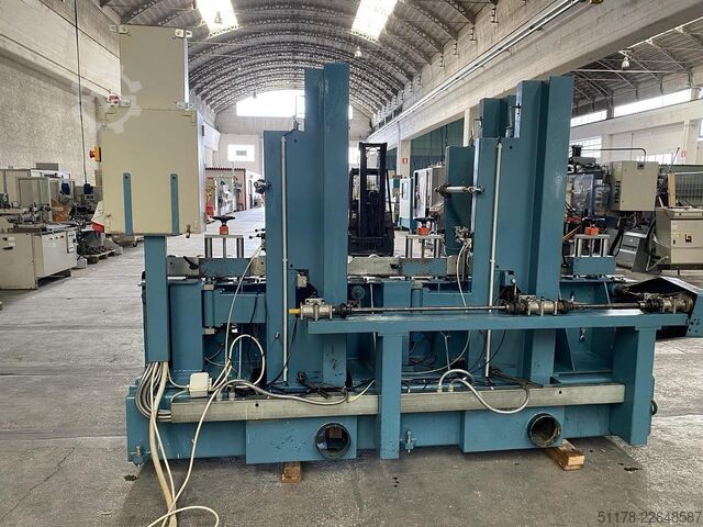 2-band vertical side sander for straight or shaped parts Omef 