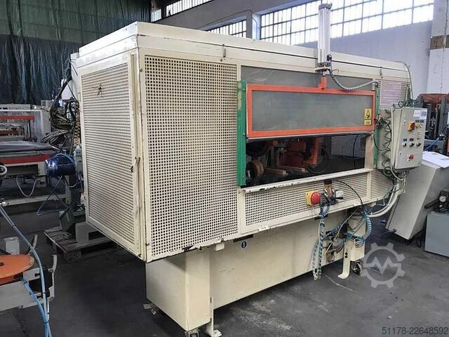 Double-element tilting cutting saw  