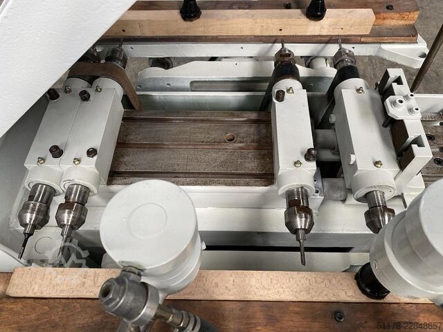 Sicma brand double horizontal drilling and oscillating machine with 3 drilling spindles and 1 osc... Sicma 