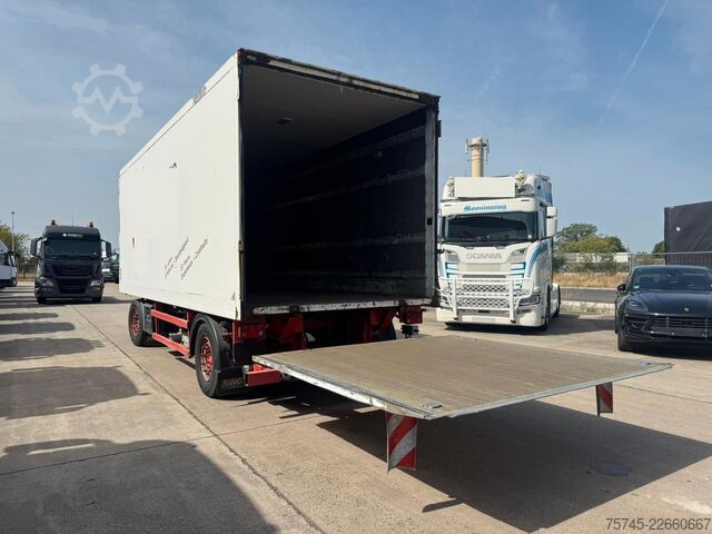 Box trailer ACKERMANN-FRUEHAUF EAF 16-7,3 * KOFFER * LBW 2 TON *