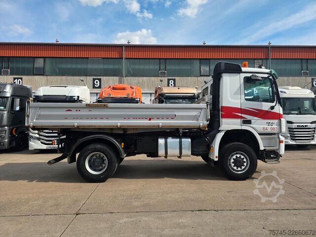 Three-sided tipper truck MERCEDES-BENZ ACTROS 1841 * 4X4 * BORDMATIK *  MEILER
