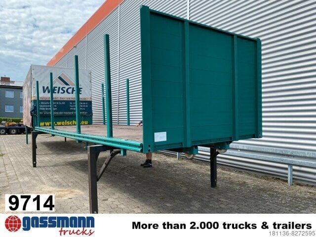 Swap body truck Wechselpritsche mit Steckrungen