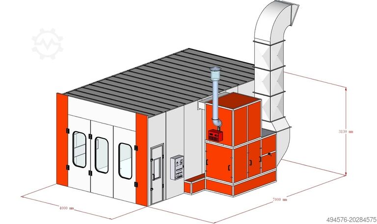Paint Booth Model Basic PLUS 7x5 Kabina lakiernicza Basic PLUS 7x4