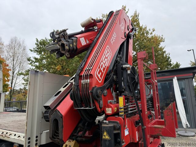 Flatbed truck Daf XF440 6X2 Fassi 235 mit Jib bis 24.50 Meter