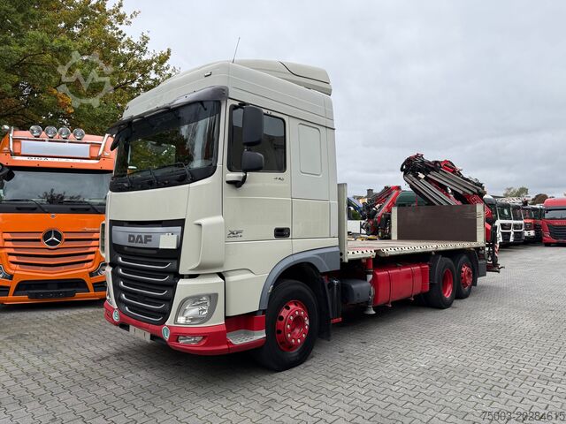 Truck mounted crane Daf XF440 6X2 Fassi 235 mit Jib bis 24.50 Meter
