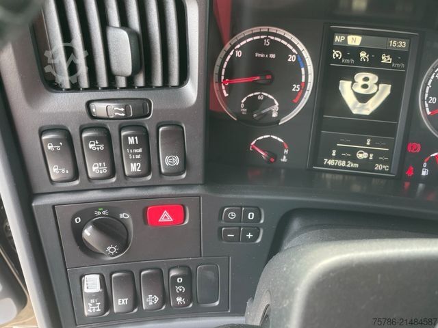 Truck mounted crane SCANIA R 520 BL 6x2 / Highline/ PK 17.001 SLD/ Funk/ E6