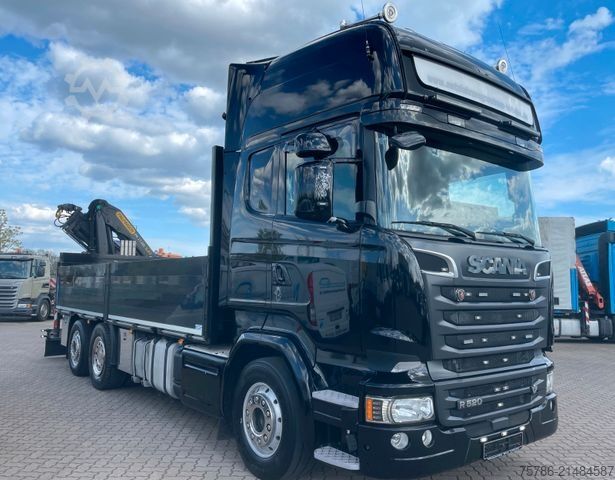 Truck mounted crane SCANIA R 520 BL 6x2 / Highline/ PK 17.001 SLD/ Funk/ E6