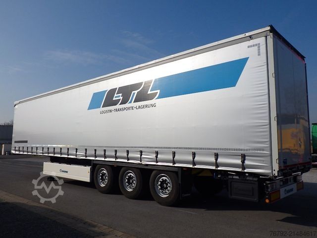 Auflieger mit Pritsche & Plane KRONE SDP 27 Tautliner/Edscha/Lift/Pal-Ka./LASI Geträn