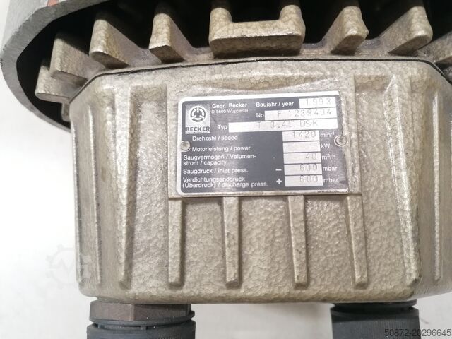 Vacuum pump Becker T3.40 DSK
